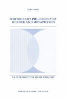 Whitehead's philosophy of science and metaphysics : an introduction to his thought /