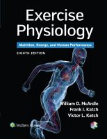 Exercise physiology : nutrition, energy, and human performance /