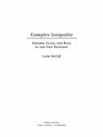 Complex inequality : gender, class, and race in the new economy /