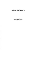 Adolescence : psychotherapy and the emergent self /