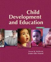 Child development and education : educating and working with children and adolescents /