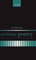 Serious poetry : form and authority from Yeats to Hill /