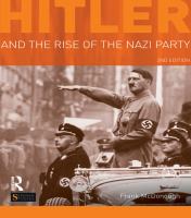 Hitler and the Rise of the Nazi Party /