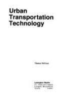 Urban transportation technology /