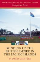 Winding up the British Empire in the Pacific Islands /