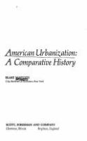 American urbanization : a comparative history.