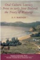 Oral culture, literacy & print in early New Zealand : the Treaty of Waitangi /