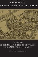 A history of Cambridge University Press /