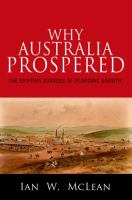 Why Australia prospered : the shifting sources of economic growth /