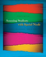 Assessing students with special needs /