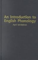An introduction to English phonology /