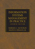 Information systems management in practice /
