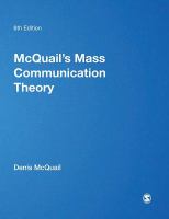 McQuail's mass communication theory /