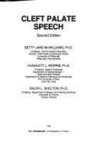 Cleft palate speech /