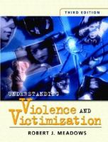 Understanding violence and victimization /