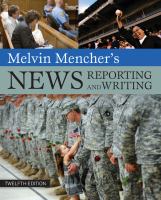 Melvin Mencher's news reporting and writing /