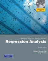 A second course in statistics : regression analysis /
