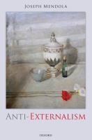 Anti-externalism /