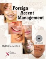 Foreign accent management /