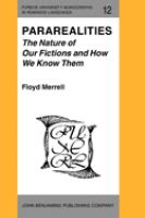 Pararealities : the nature of our fictions and how we know them /