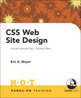 CSS Web site design /
