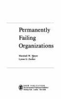 Permanently failing organizations /