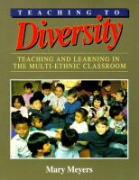 Teaching to diversity : teaching and learning in the multi-ethnic classroom /