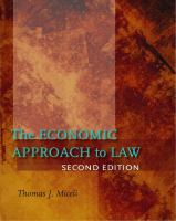 The economic approach to law /