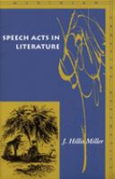 Speech acts in literature /