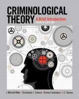 Criminological theory : a brief introduction /