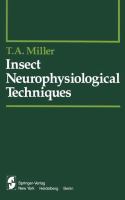 Insect neurophysiological techniques /