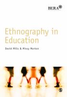 Ethnography in education /