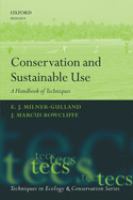 Conservation and sustainable use : a handbook of techniques /