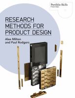 Research methods for product design /