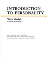 Introduction to personality.
