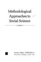 Methodological approaches to social science /