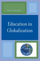 Education in globalization /