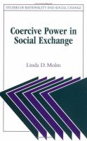 Coercive power in social exchange /