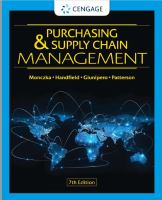 Purchasing & supply chain management /