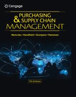 Purchasing & supply chain management /