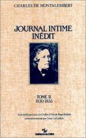 Journal intime inedit /