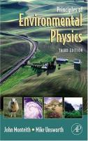 Principles of environmental physics /
