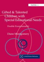 Gifted & talented children with special educational needs : double exceptionality /