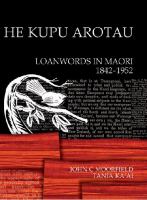 He kupu arotau = Loanwords in Māori /
