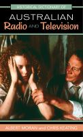 Historical dictionary of Australian radio and television /
