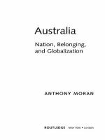 Australia : nation, belonging, and globalization /