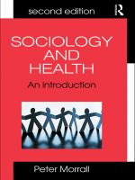 Sociology and health an introduction /