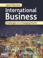 International business : challenges in a changing world /
