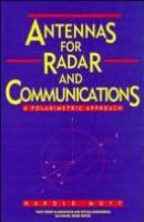 Antennas for radar and communications : a polarimetric approach /