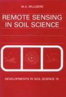 Remote sensing in soil science /